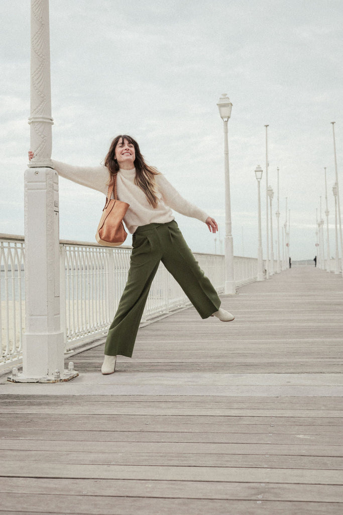 Pantalon Nick - Kaki - Plume Paris - The Bradery