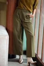 Pantalon Nick - Kaki - Plume Paris - The Bradery