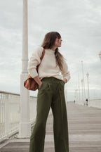 Pantalon Nick - Kaki - Plume Paris - The Bradery