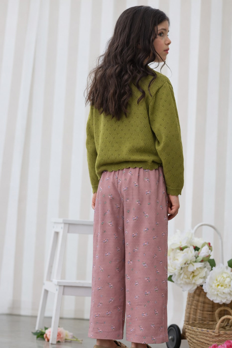Pantalon Paola Vieux Rose - Enfant Fille