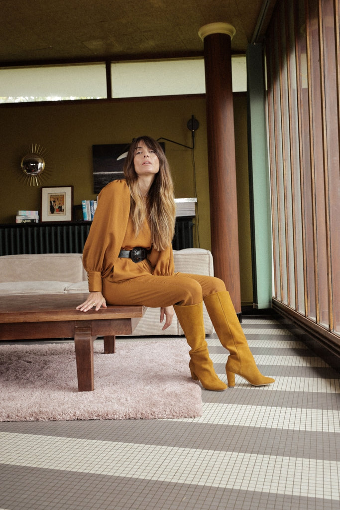 Pantalon Sarouel Ritou - Ocre - Plume Paris - The Bradery