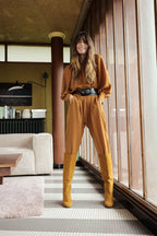 Pantalon Sarouel Ritou - Ocre - Plume Paris - The Bradery