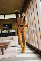 Pantalon Sarouel Ritou - Ocre - Plume Paris - The Bradery