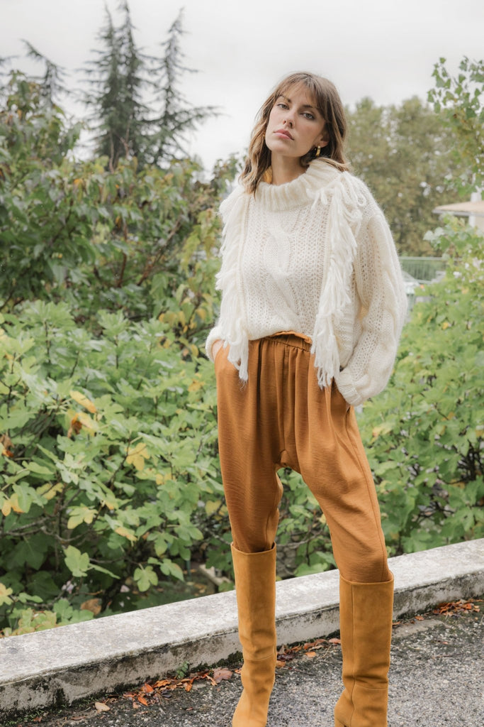 Pantalon Sarouel Ritou - Ocre - Plume Paris - The Bradery