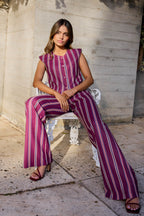 Pantalon Serena Vino