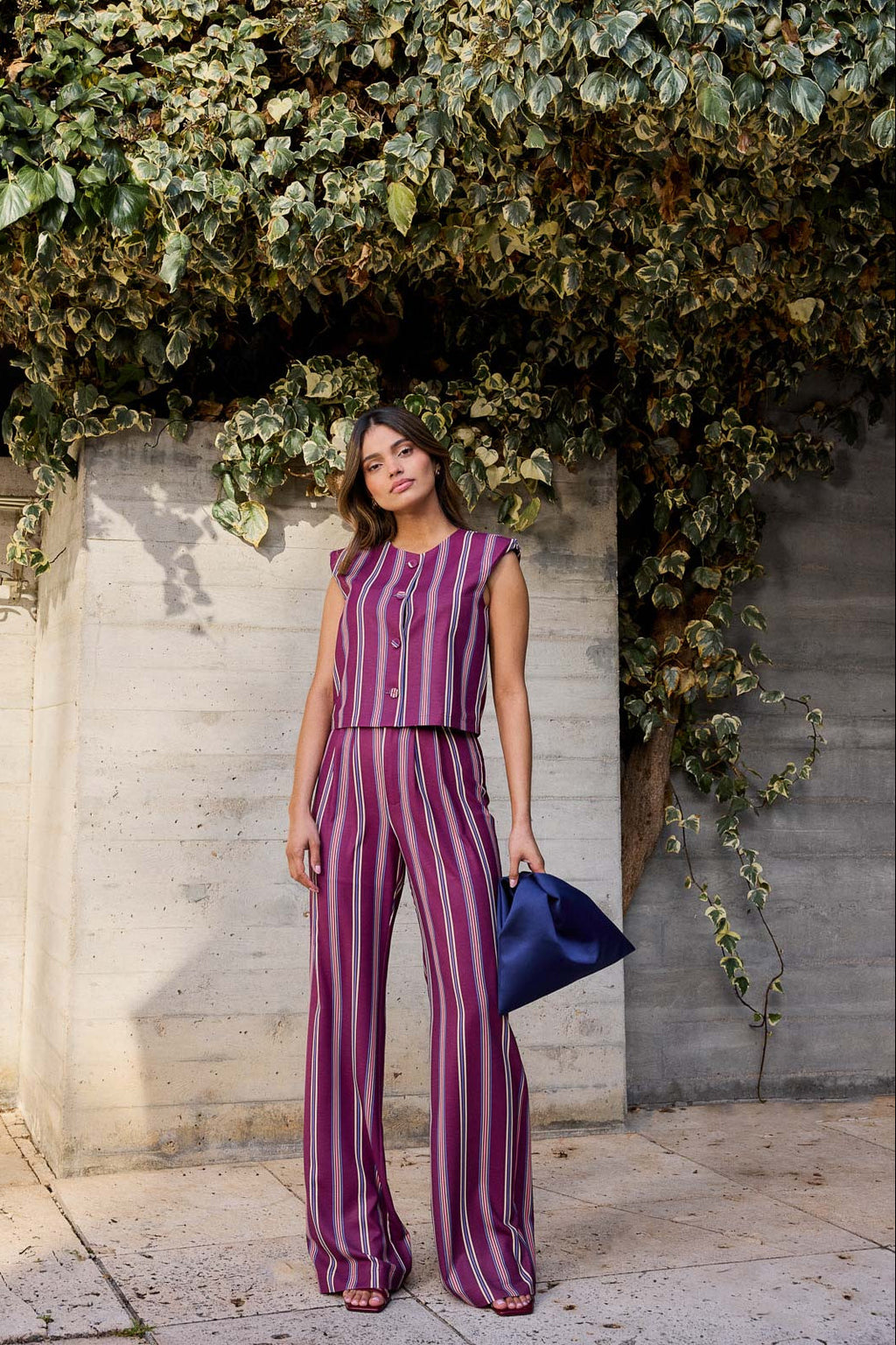 Pantalon Serena Vino