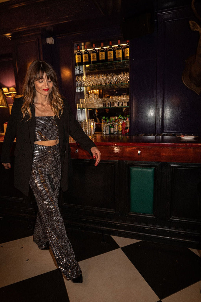 Pantalon Sergio - Paillettes - Plume Paris - The Bradery