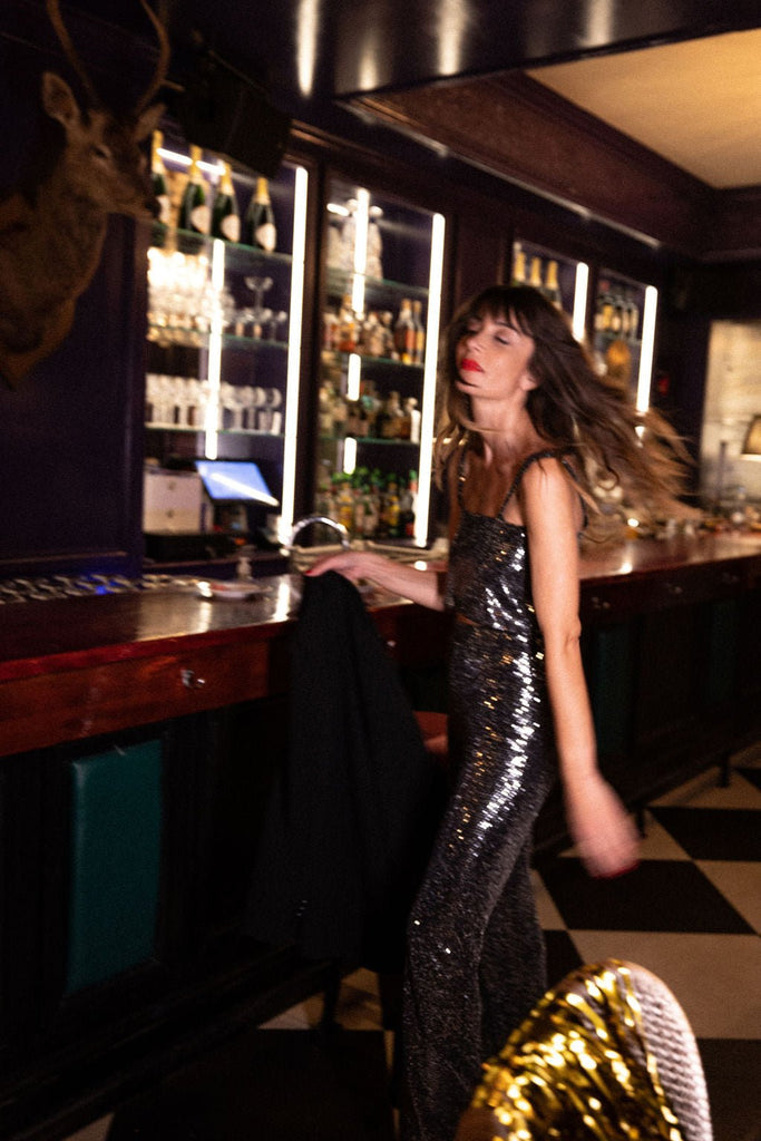 Pantalon Sergio - Paillettes - Plume Paris - The Bradery