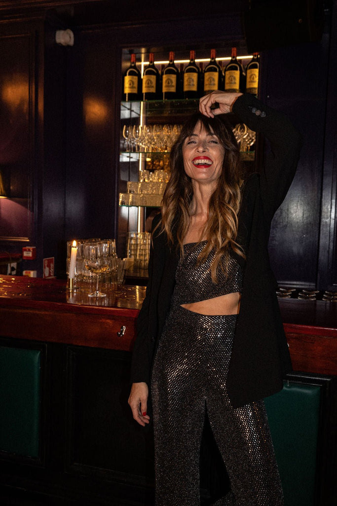 Pantalon Sergio - Paillettes - Plume Paris - The Bradery