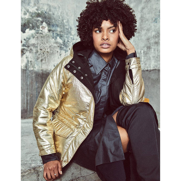 Parka 4-En-1 Longue Eva - Gold - Femme - Femme - Dualist - The Bradery