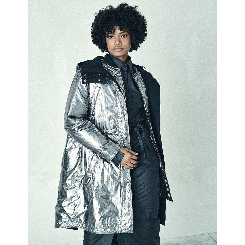 Parka 4-En-1 Longue Eva - Gun Metal - Femme - Femme - Dualist - The Bradery