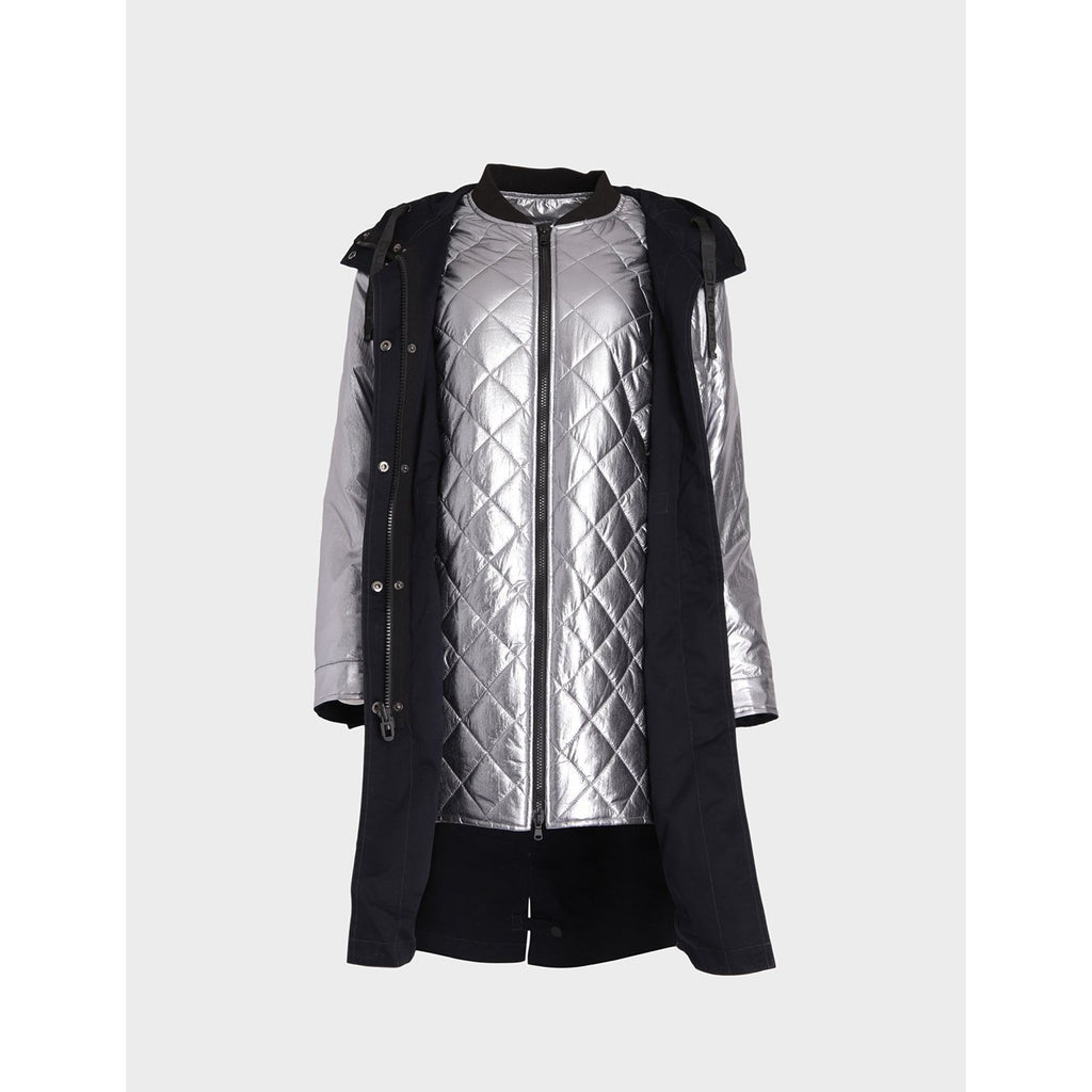 Parka 4-En-1 Longue Eva - Gun Metal - Femme - Femme - Dualist - The Bradery