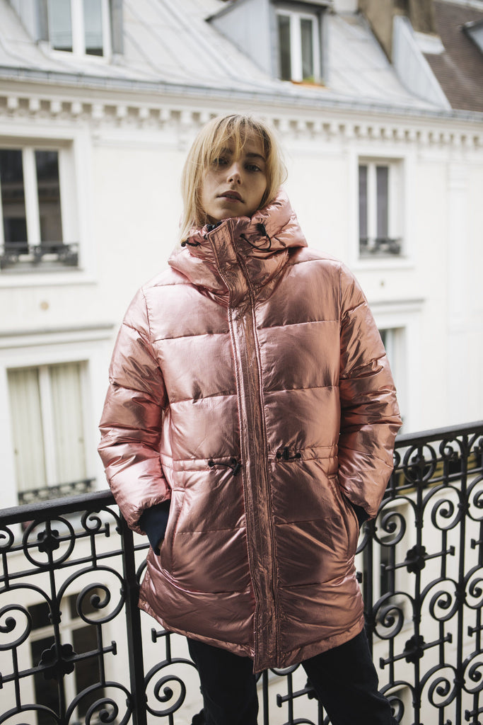 Parka Courte Bianca - Pink Metal - Femme - Femme - Dualist - The Bradery