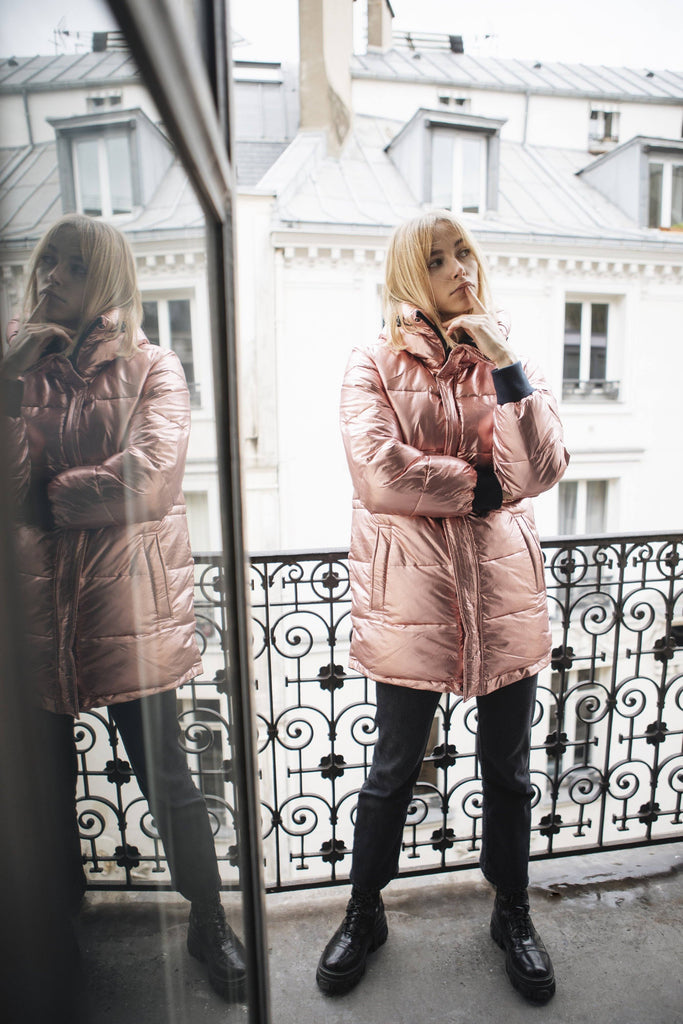 Parka Courte Bianca - Pink Metal - Femme - Femme - Dualist - The Bradery