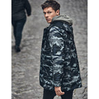 Parka Courte Julien - Blue Camo - Homme - Homme - Dualist - The Bradery