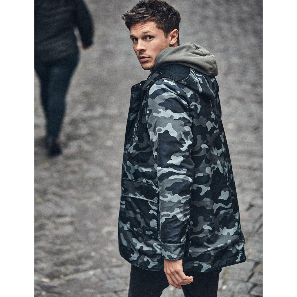 Parka Courte Julien - Blue Camo - Homme - Homme - Dualist - The Bradery