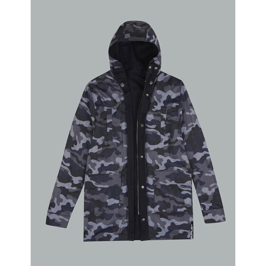 Parka Courte Julien - Blue Camo - Homme - Homme - Dualist - The Bradery