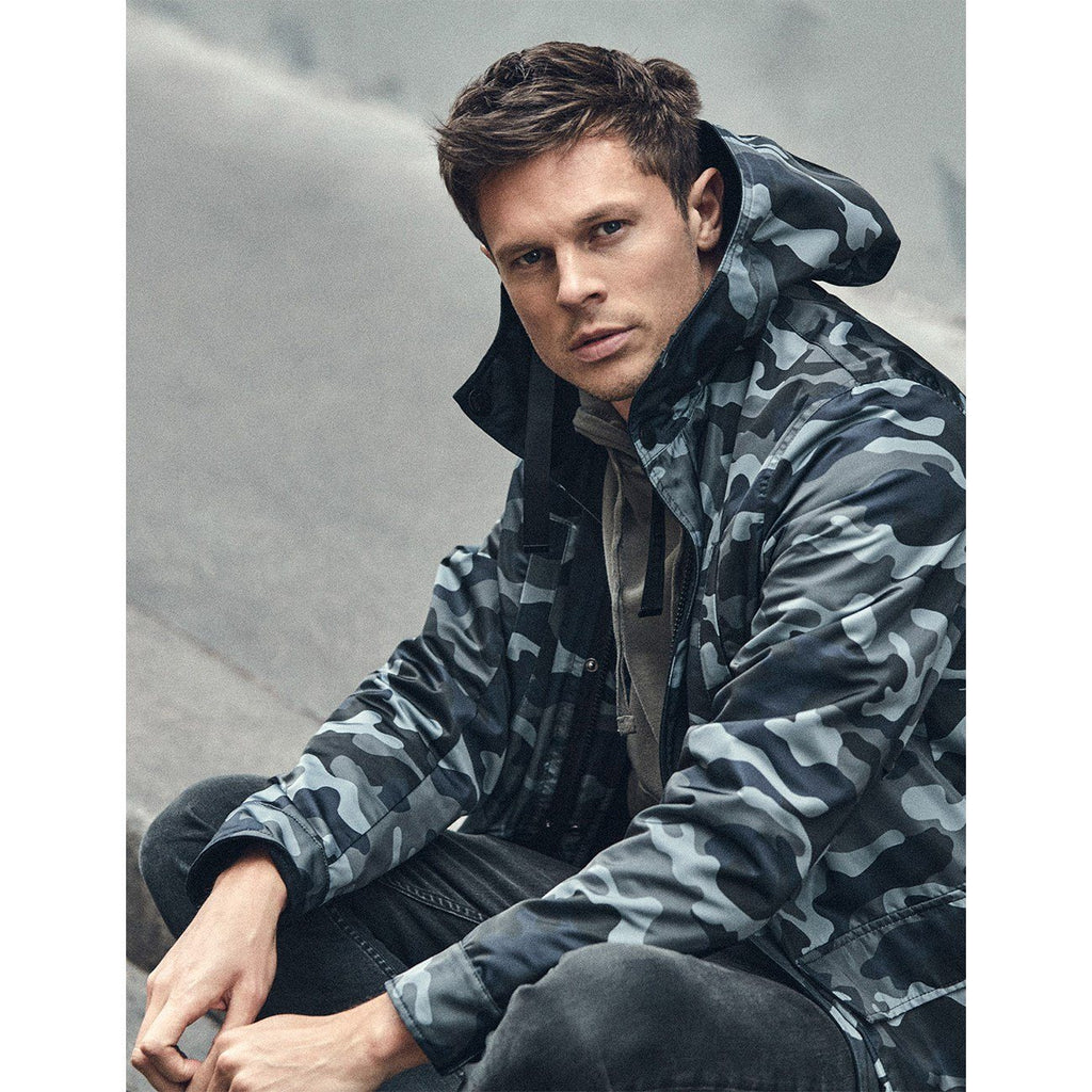 Parka Courte Julien - Blue Camo - Homme - Homme - Dualist - The Bradery