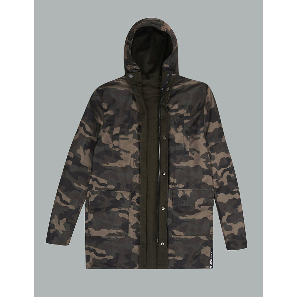 Parka Courte Julien - Green Camo - Homme - Homme - Dualist - The Bradery