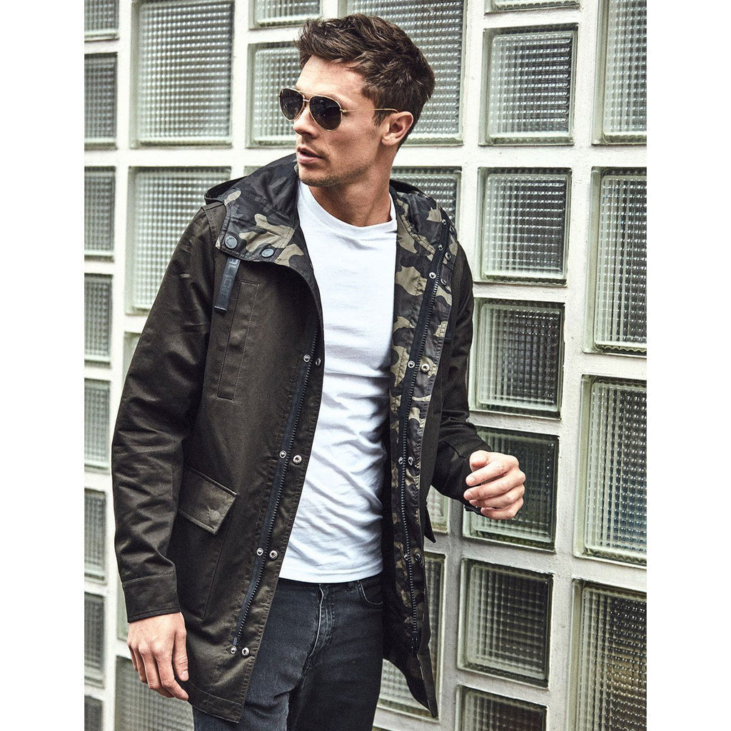 Parka Courte Julien - Green Camo - Homme - Homme - Dualist - The Bradery