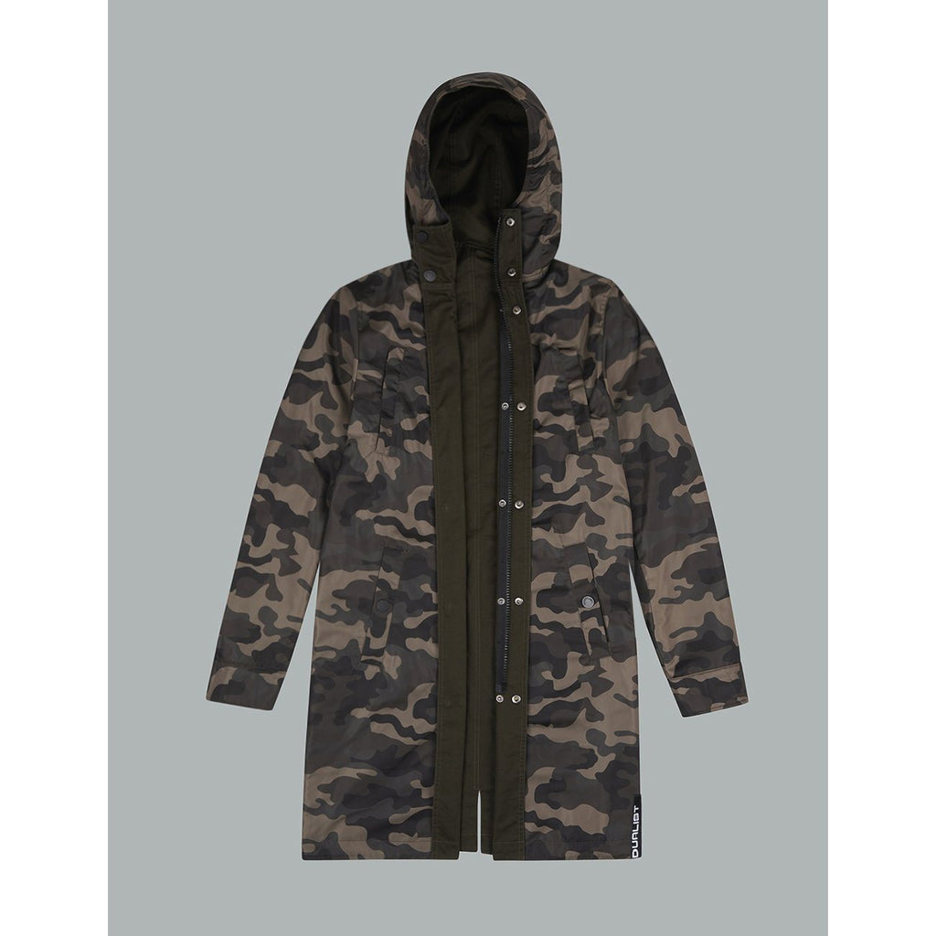 Parka Longue Joseph - Green Camo - Homme - Homme - Dualist - The Bradery