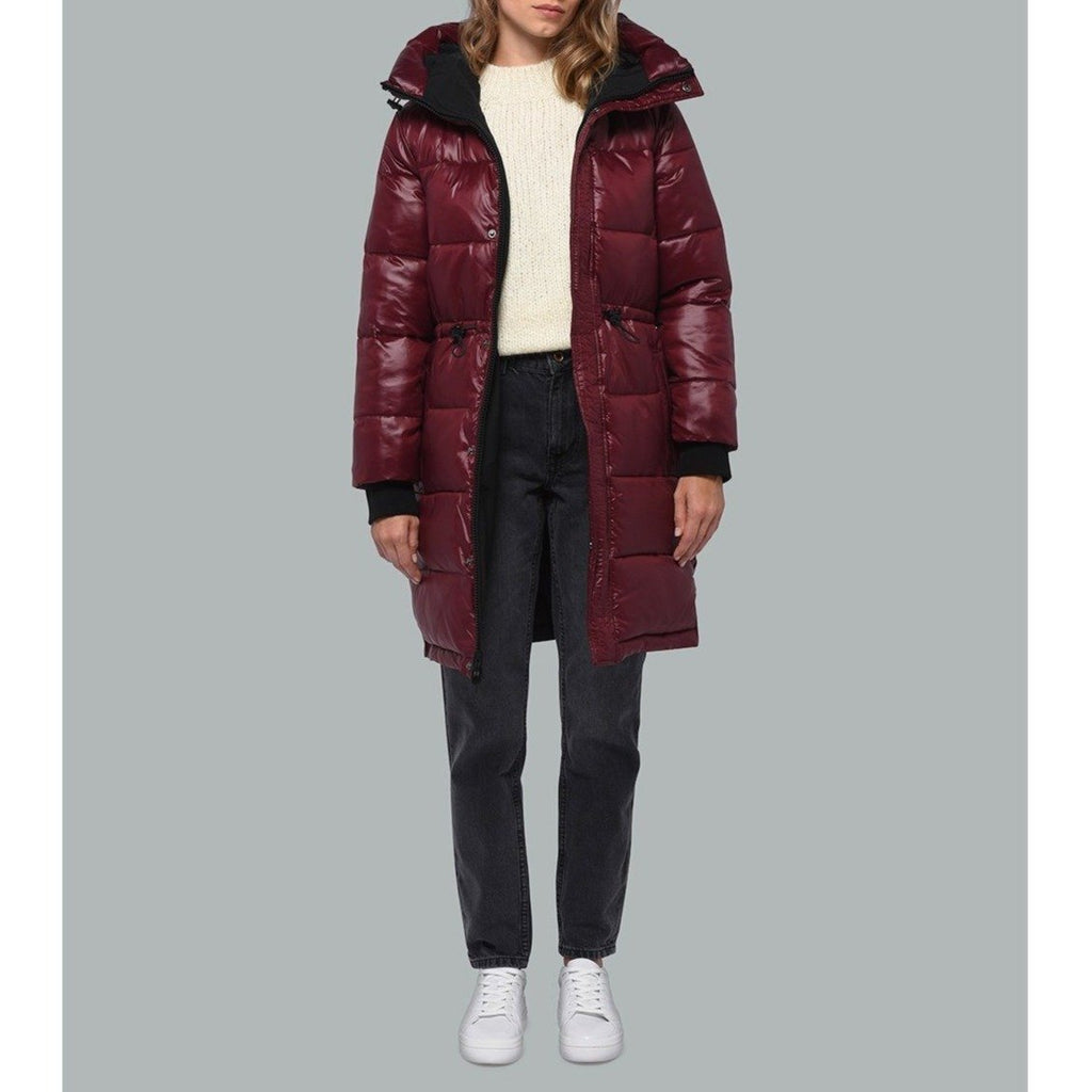 Parka Mi-Longue Jane - Burgundy - Femme - Femme - Dualist - The Bradery