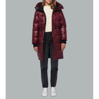 Parka Mi-Longue Jane - Burgundy - Femme - Femme - Dualist - The Bradery