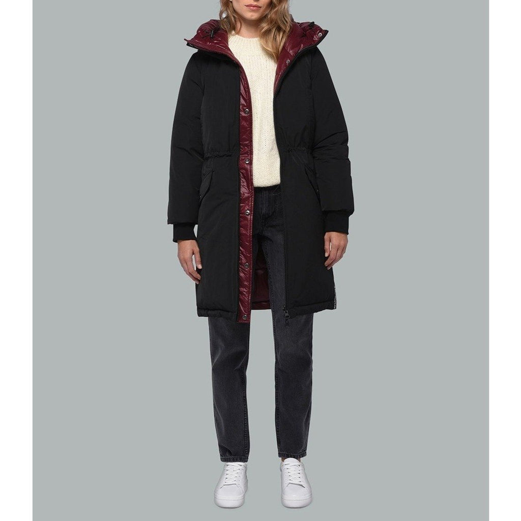 Parka Mi-Longue Jane - Burgundy - Femme - Femme - Dualist - The Bradery