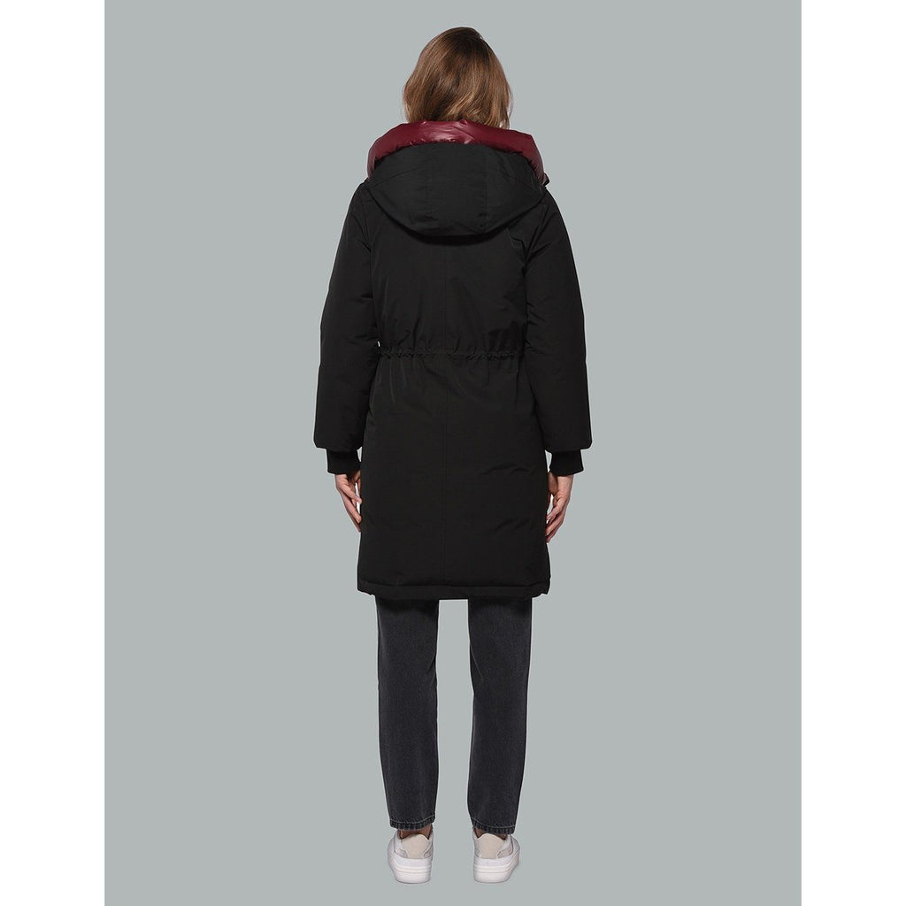 Parka Mi-Longue Jane - Burgundy - Femme - Femme - Dualist - The Bradery