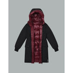 Parka Mi-Longue Jane - Burgundy - Femme - Femme - Dualist - The Bradery