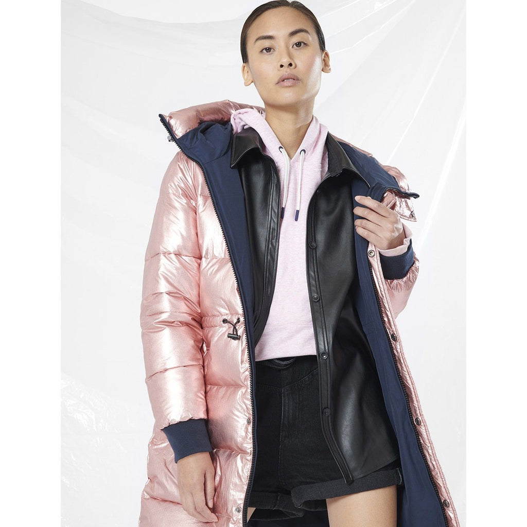 Parka Mi-Longue Jane - Pink Metal - Femme - Femme - Dualist - The Bradery