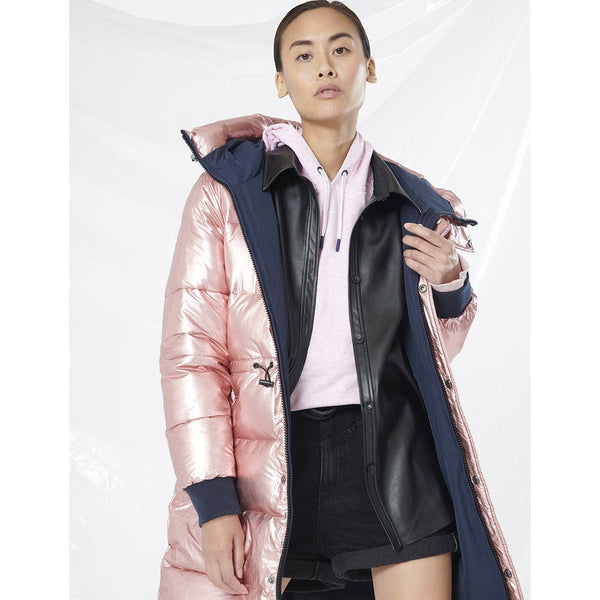 Parka Mi-Longue Jane - Pink Metal - Femme - Femme - Dualist - The Bradery