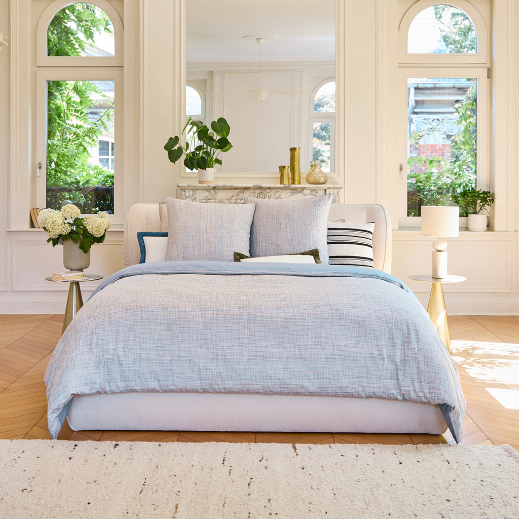 Parure Augustin - Beige/Bleu
