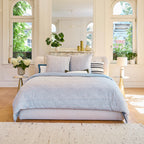 Parure Augustin - Beige/Bleu
