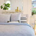 Parure Augustin - Beige/Bleu