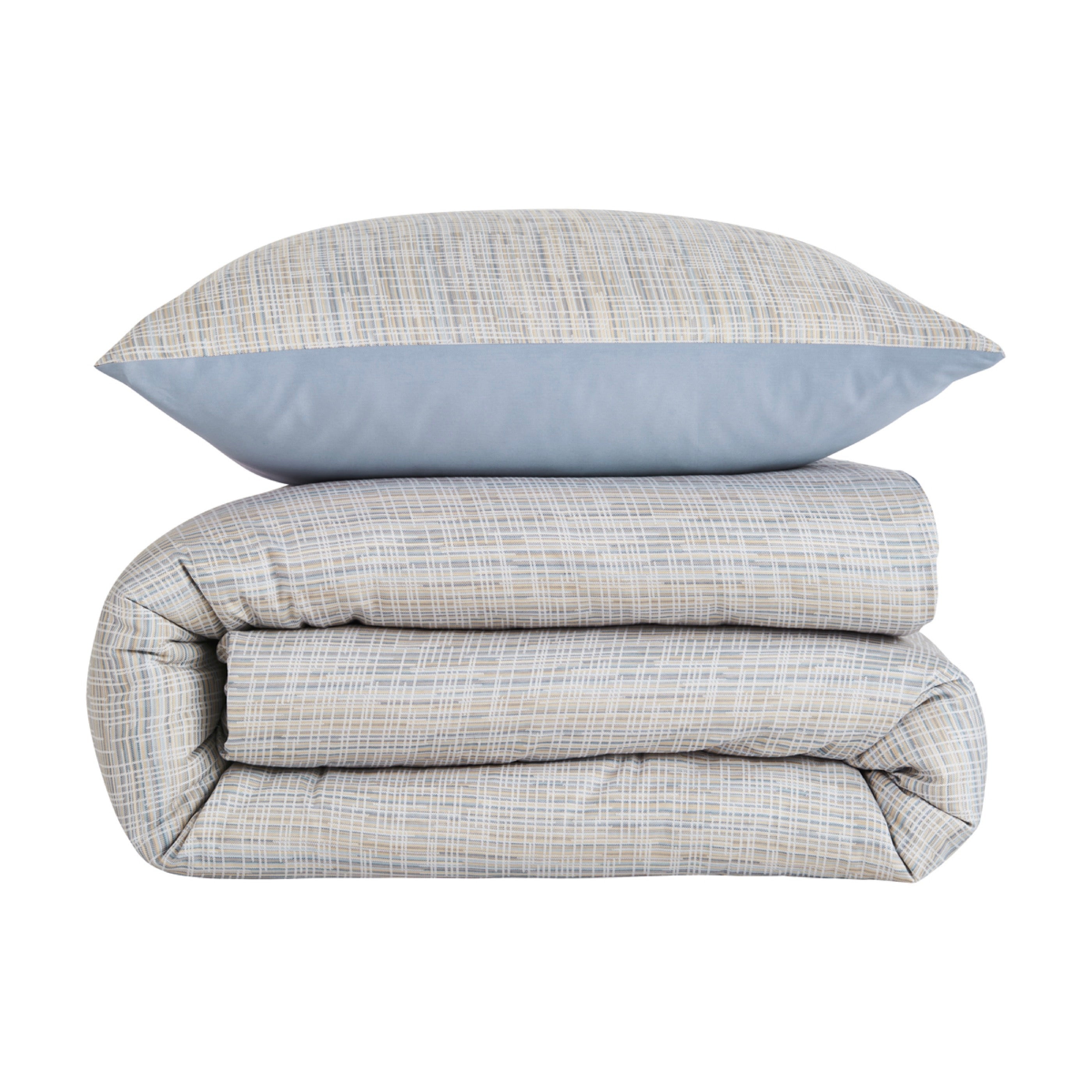 Parure Augustin - Beige/Bleu