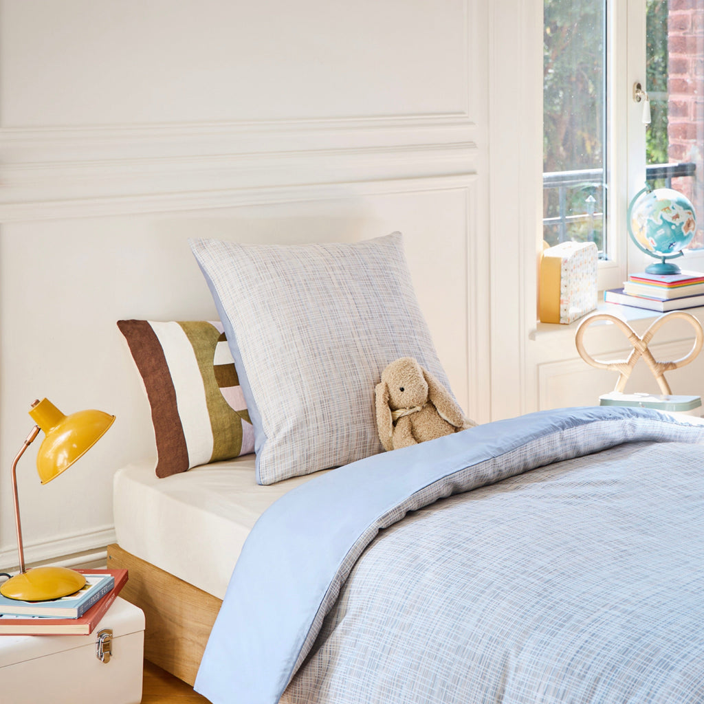 Parure Augustin - Beige/Bleu