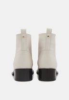 Paulette - Cuir Grainé blanc cassé - Bons Baisers - The Bradery