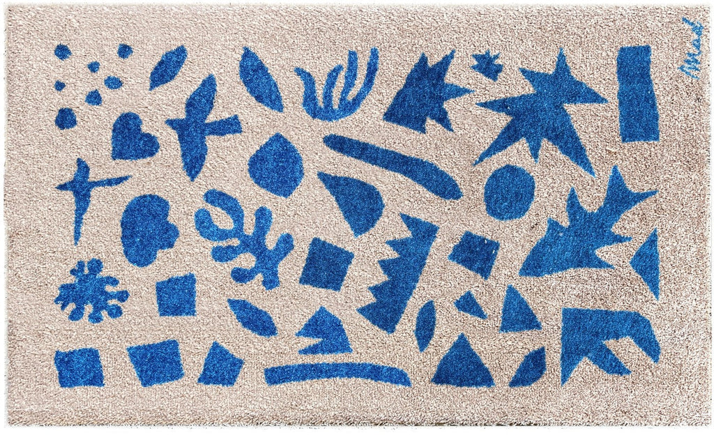 Tapis Paulie - Beige, Blue