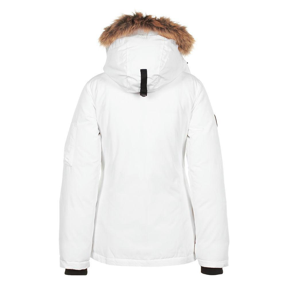 Doudoune Parka de ski femme Peak Mountain - Blanc