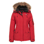 Doudoune Parka de ski Peak Mountain - rouge