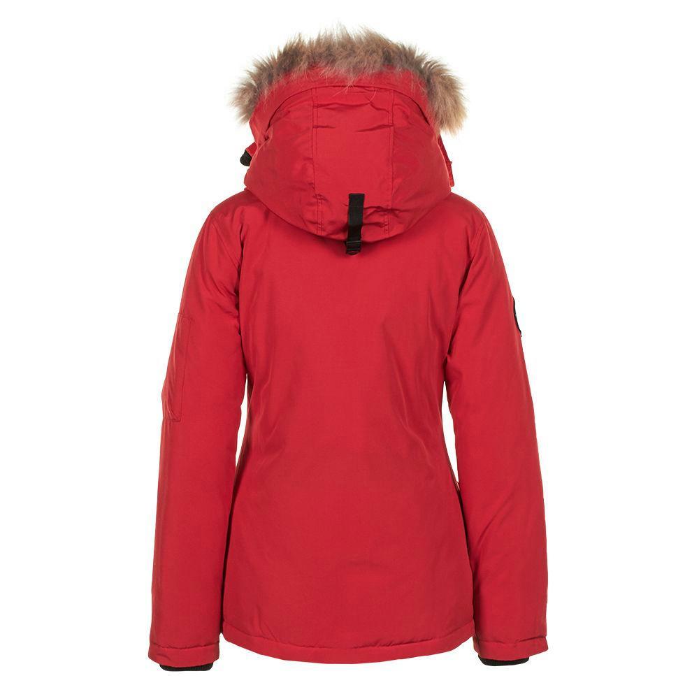 Doudoune Parka de ski Peak Mountain - rouge