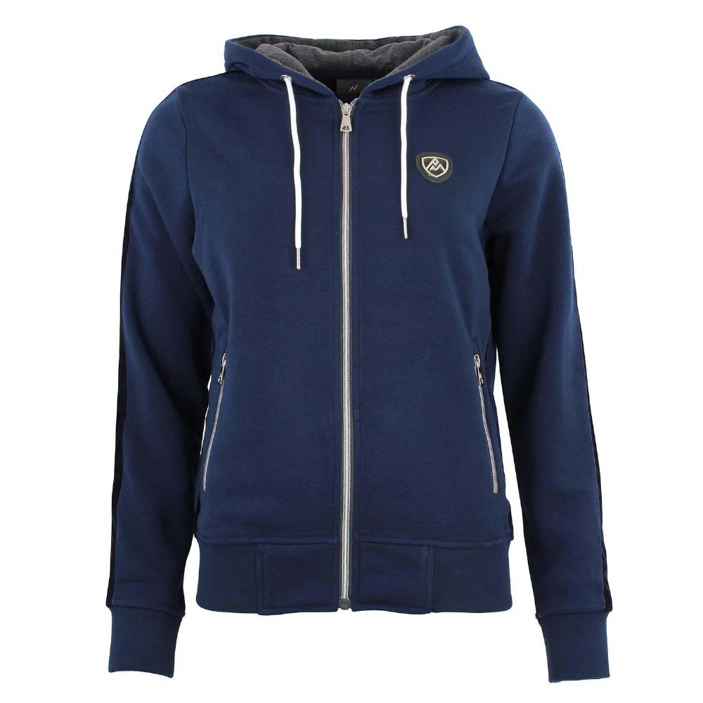 Hoodie Pull à capuche bi-matière - Marine