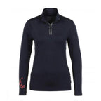 Fleece Top technique femme ANELI - Bleu marine