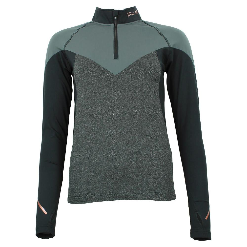 T Shirt Top Technique Peak Mountain - Noir