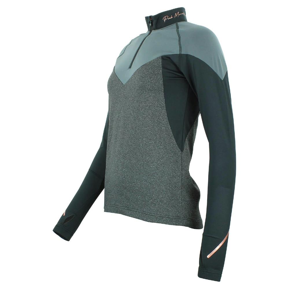 T Shirt Top Technique Peak Mountain - Noir