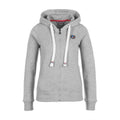 Hoodie Sweat Molleton Zippé - Gris