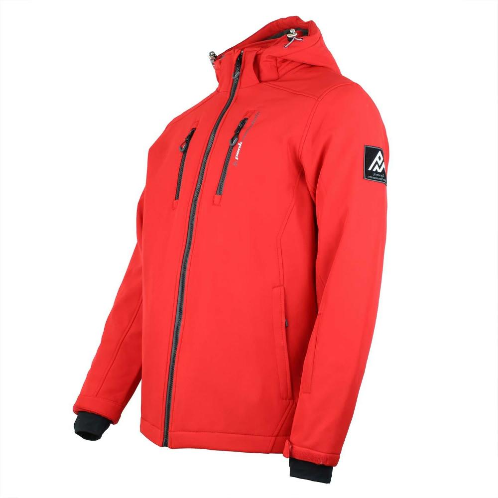 Veste Blouson Softshell CANADI - Rouge