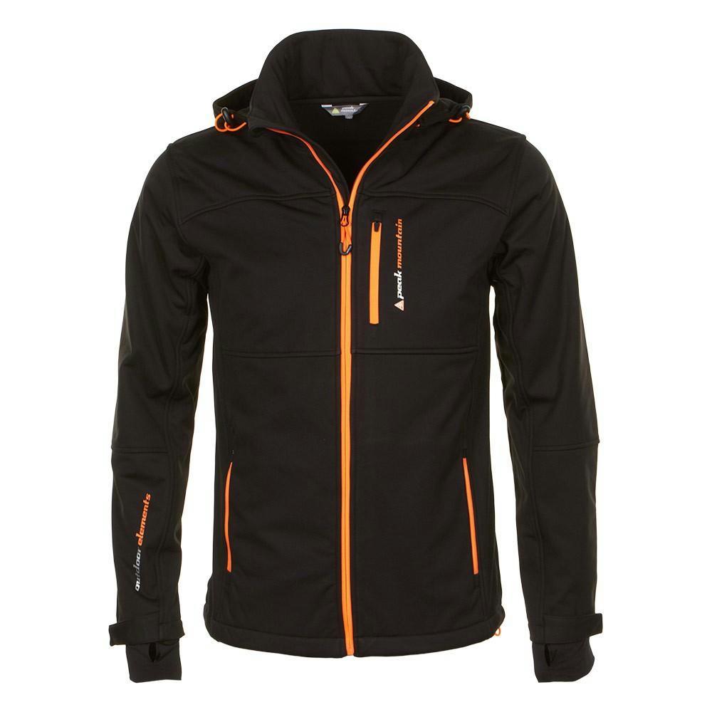 Veste Blouson Softshell Homme Canne - Noir
