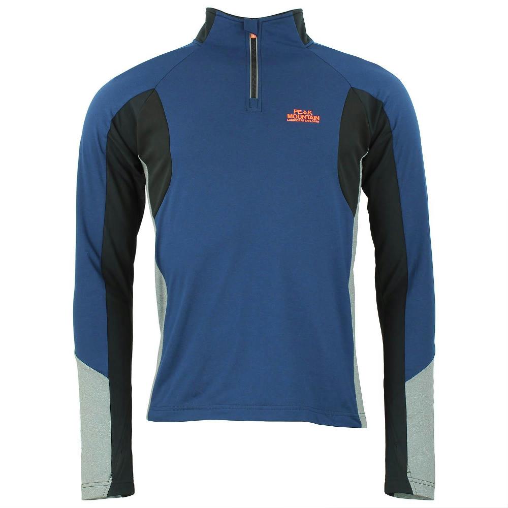 T Shirt T-shirt thermique Peak Mountain - Bleu marine